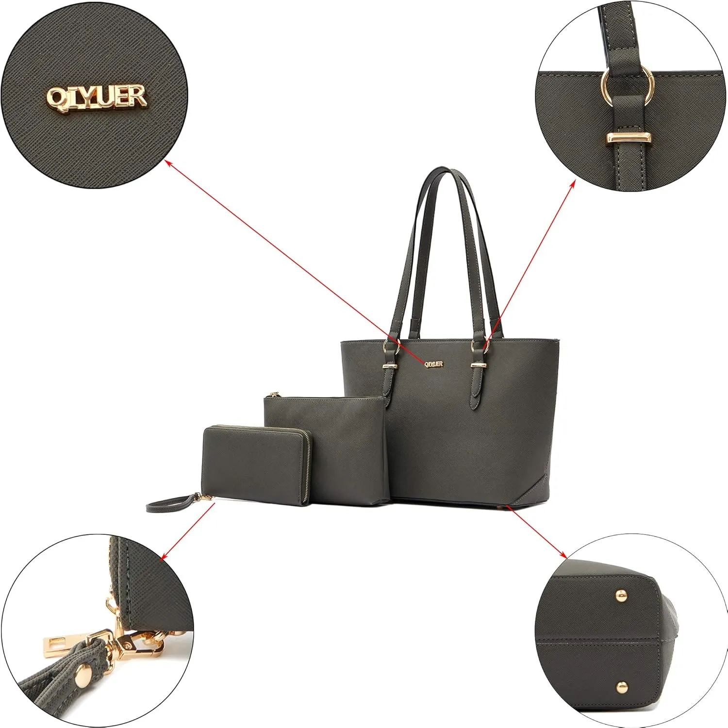 Purses And Wallets Set For Women Work Tote Satchel Handbags Shoulder Bag Top Handle Totes Purse With Matching Wallet