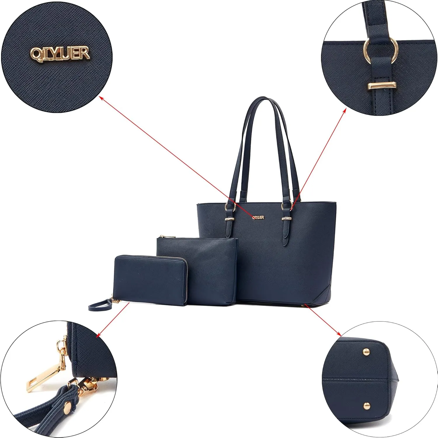 Purses And Wallets Set For Women Work Tote Satchel Handbags Shoulder Bag Top Handle Totes Purse With Matching Wallet