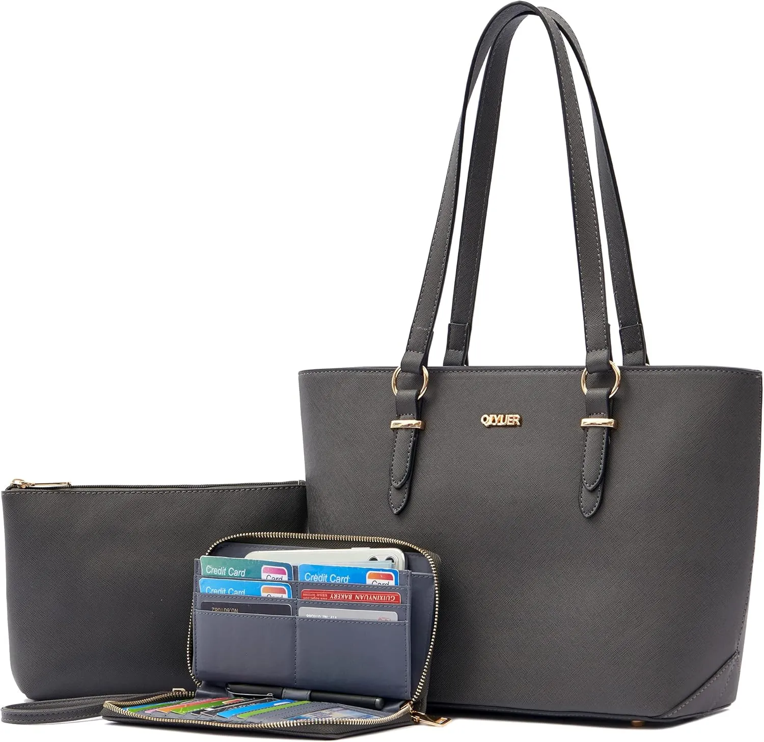Purses And Wallets Set For Women Work Tote Satchel Handbags Shoulder Bag Top Handle Totes Purse With Matching Wallet