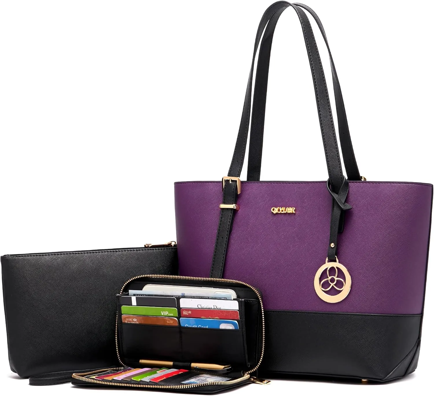 Purses And Wallets Set For Women Work Tote Satchel Handbags Shoulder Bag Top Handle Totes Purse With Matching Wallet