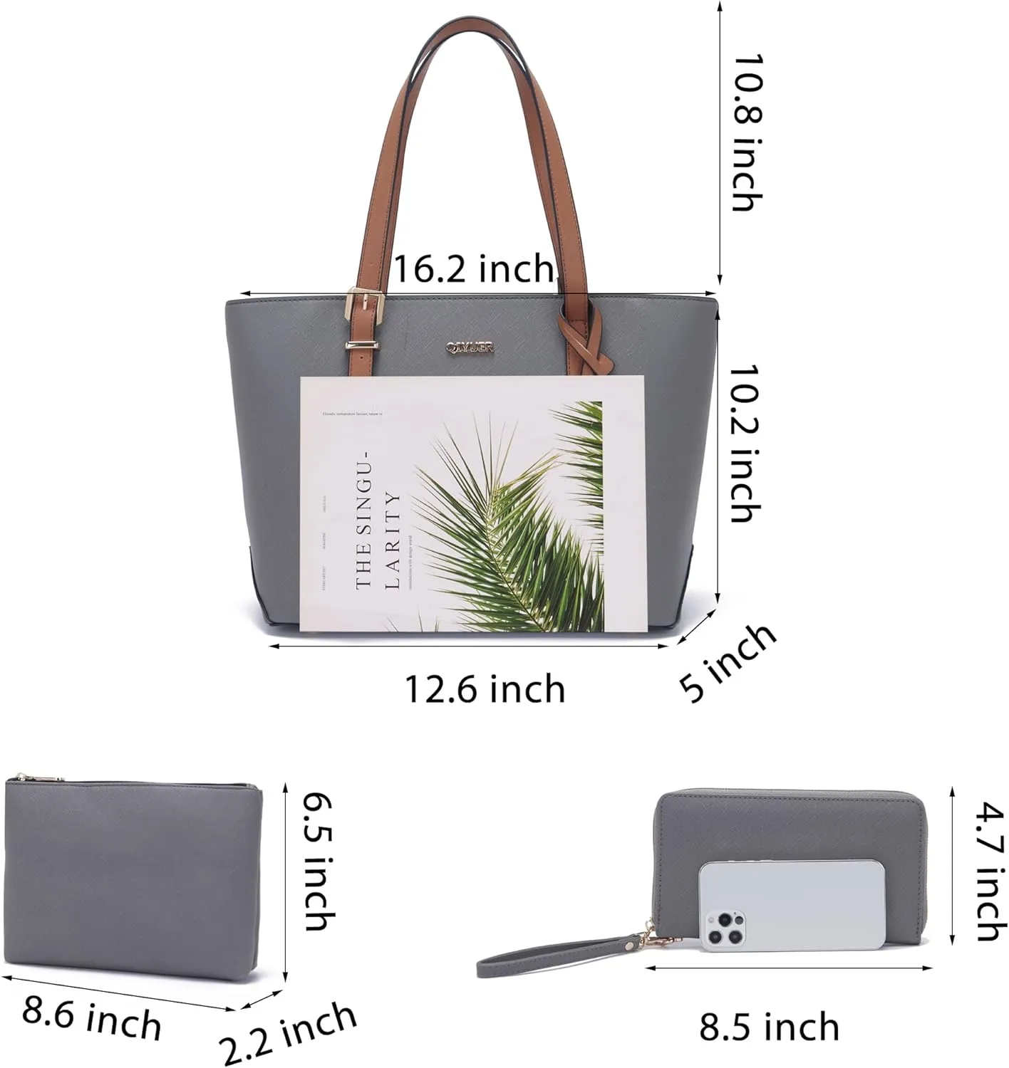 Purses And Wallets Set For Women Work Tote Satchel Handbags Shoulder Bag Top Handle Totes Purse With Matching Wallet