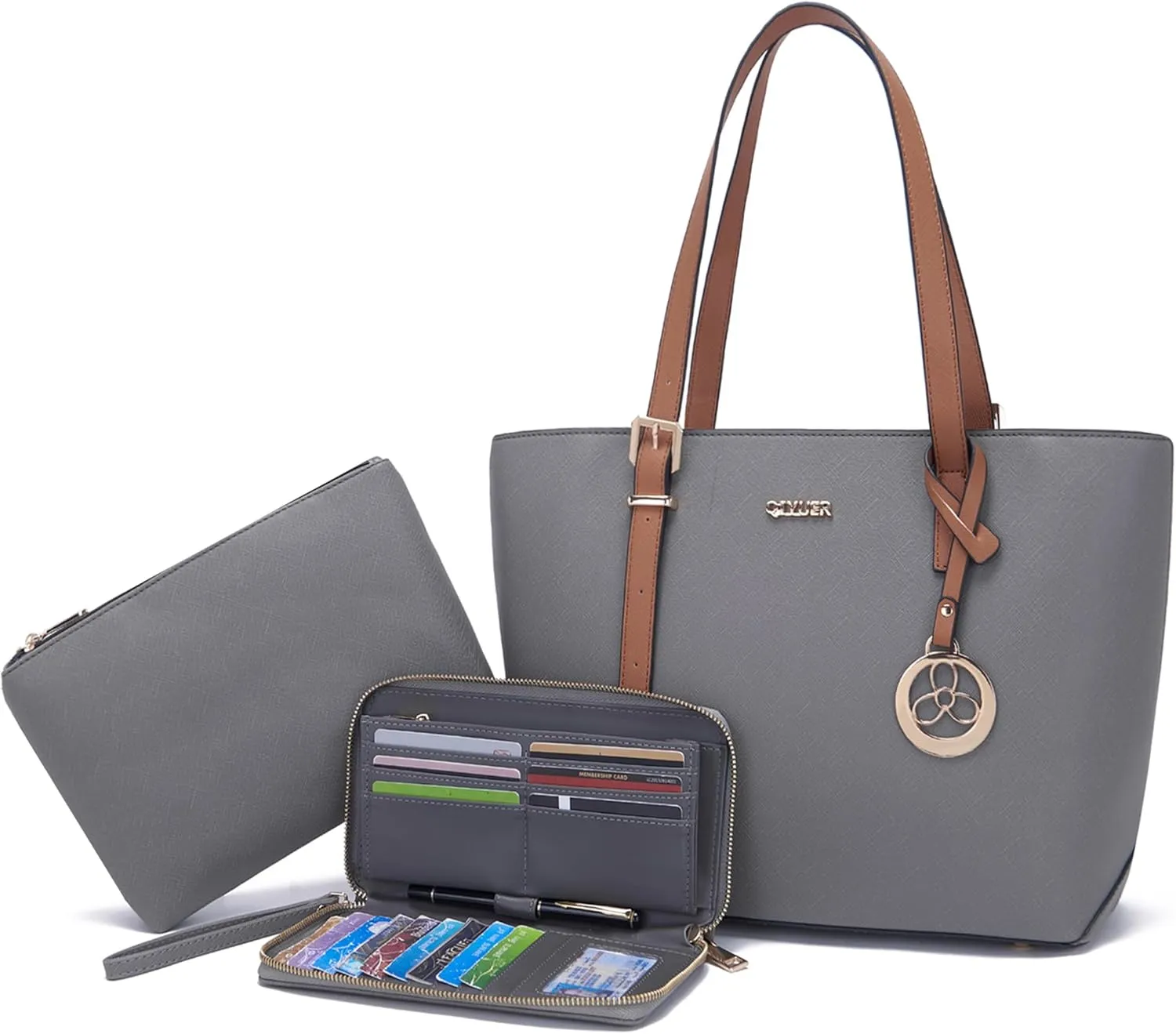 Purses And Wallets Set For Women Work Tote Satchel Handbags Shoulder Bag Top Handle Totes Purse With Matching Wallet