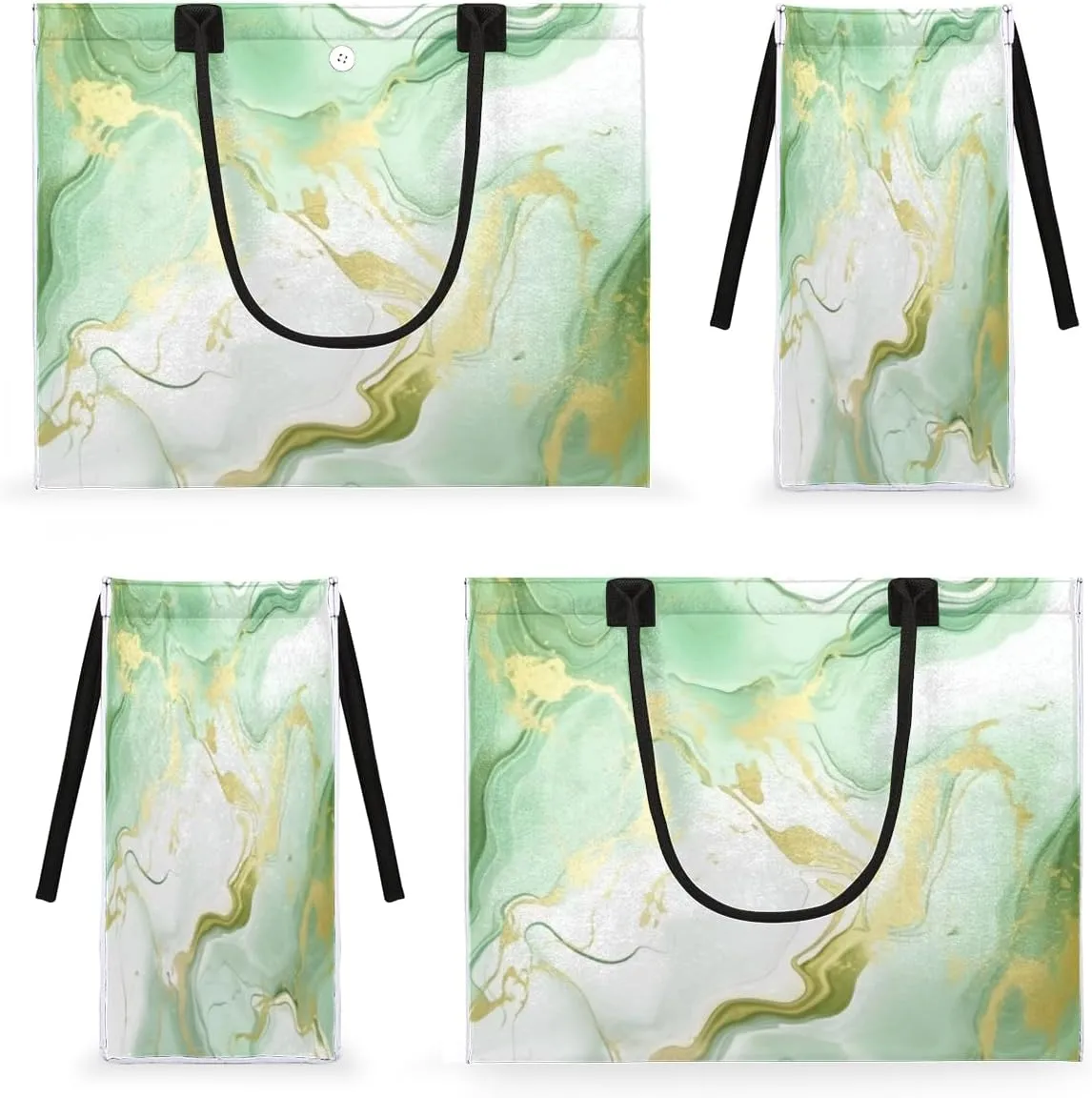 QsirBC Abstract Interesting Texture Tote Bag for Women Shoulder Bags with Pockets Handbags Purses Large Totes