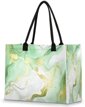 QsirBC Abstract Interesting Texture Tote Bag for Women Shoulder Bags with Pockets Handbags Purses Large Totes