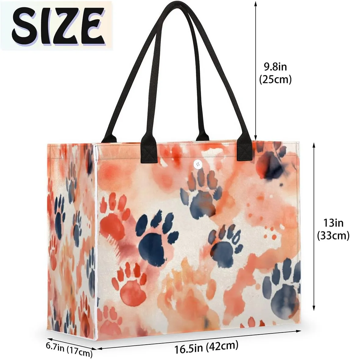 QsirBC Abstraction Classic Pattern Tote Bag for Women Shoulder Bags with Pockets Handbags Purses Large Totes