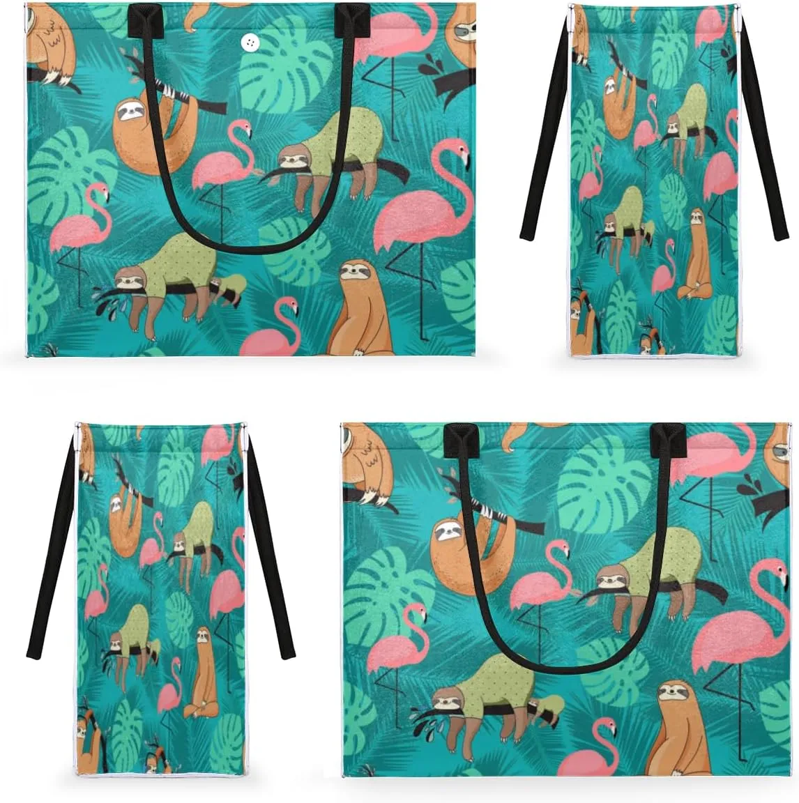 QsirBC Abstractions Theme Pattern Tote Bag for Women Shoulder Bags with Pockets Handbags Purses Large Totes