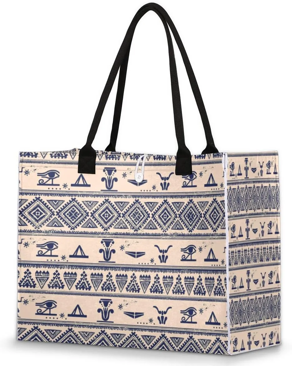 QsirBC Animal Seahorse Style Tote Bag for Women Shoulder Bags with Pockets Handbags Purses Large Totes