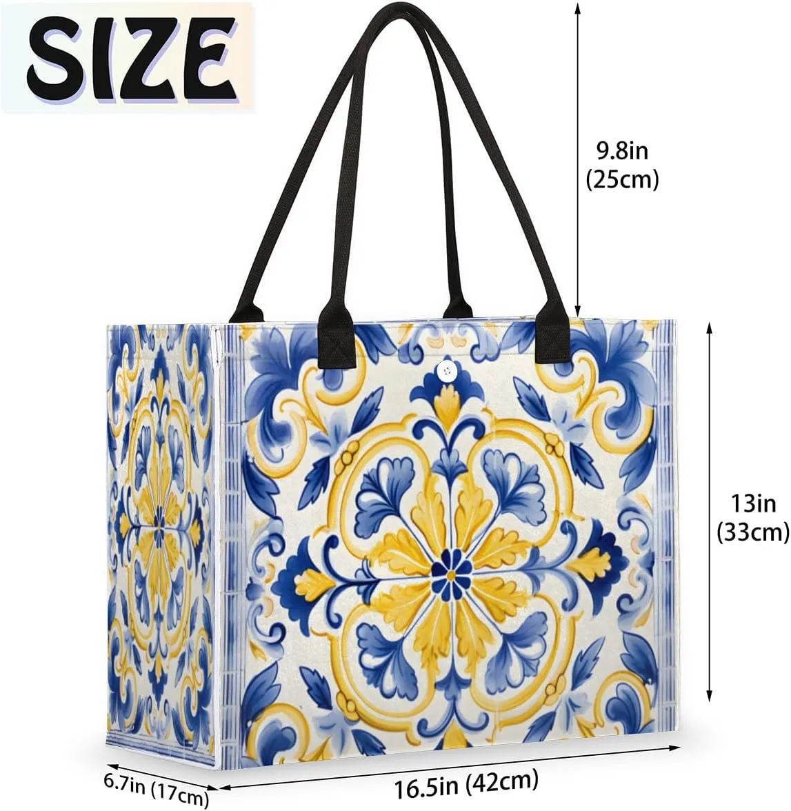 QsirBC Animals Interesting Pattern Tote Bag for Women Shoulder Bags with Pockets Handbags Purses Large Totes