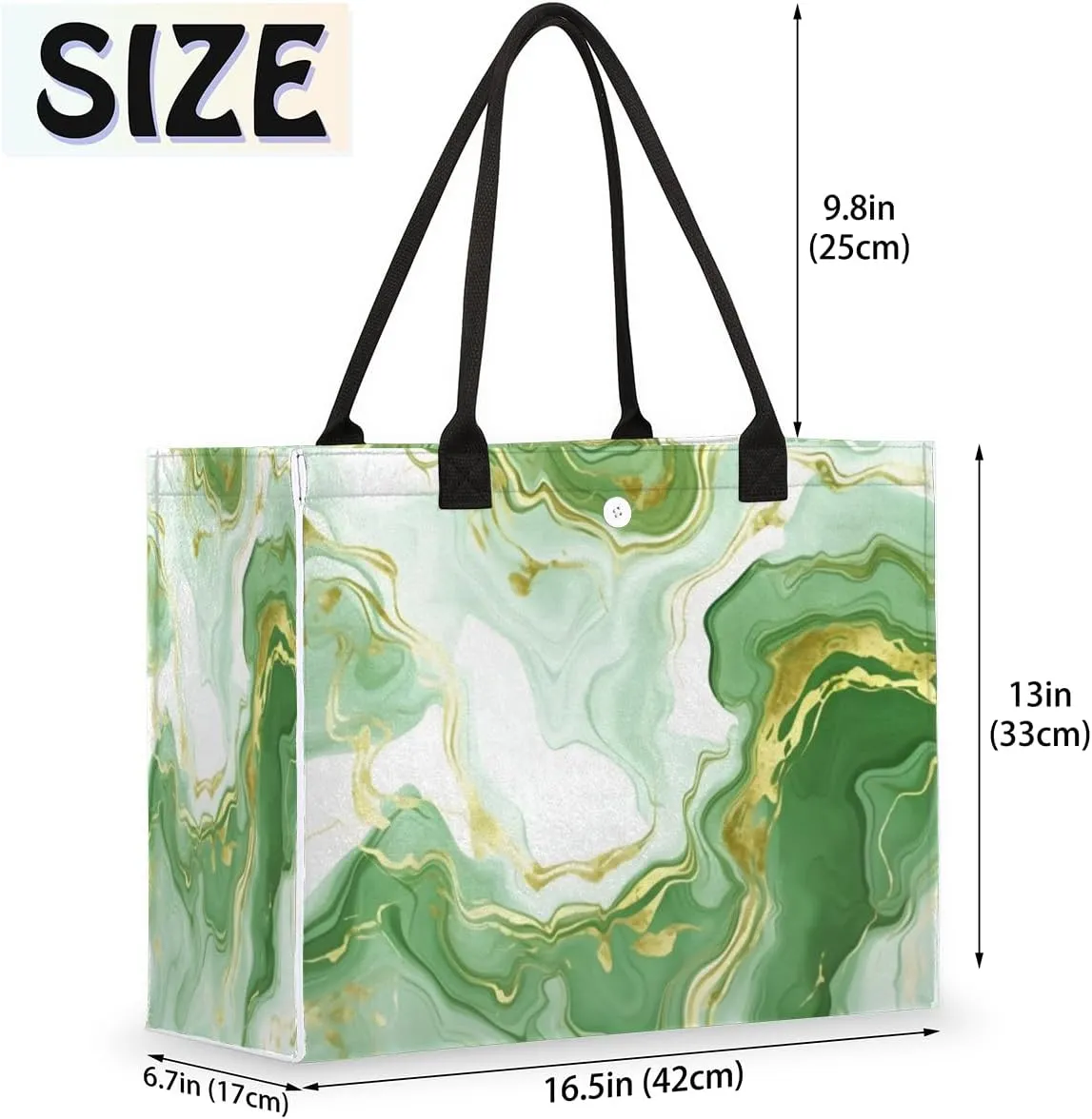 QsirBC Camouflage Fun Theme Tote Bag for Women Shoulder Bags with Pockets Handbags Purses Large Totes