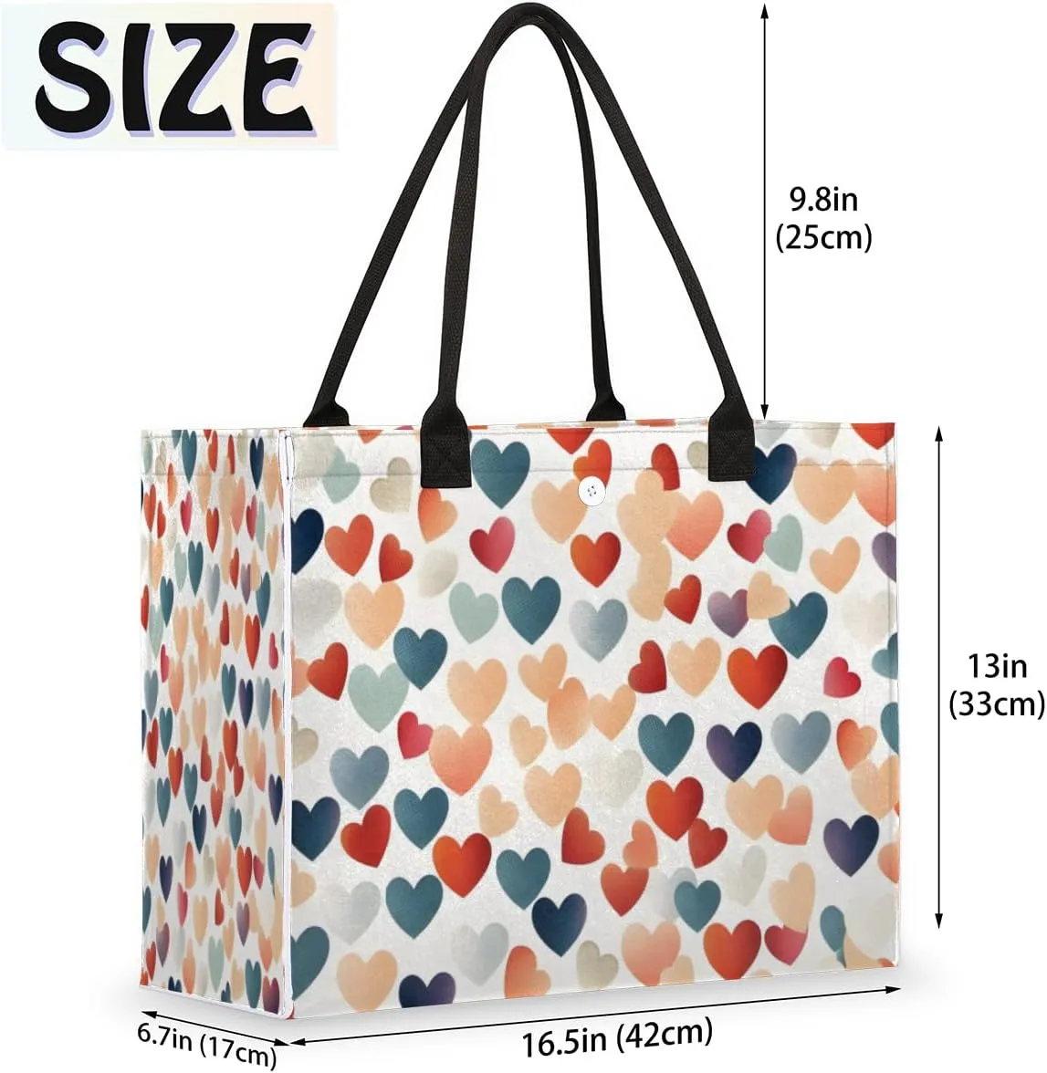 QsirBC Cats Animals Pattern Tote Bag for Women Shoulder Bags with Pockets Handbags Purses Large Totes