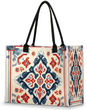 QsirBC City Classic Decor Tote Bag for Women Shoulder Bags with Pockets Handbags Purses Large Totes