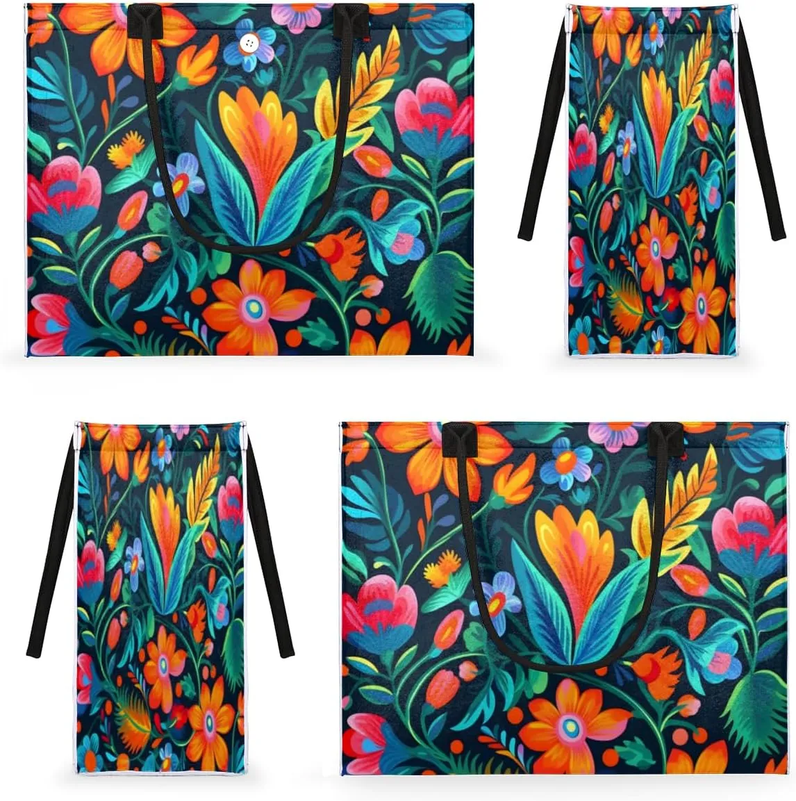 QsirBC Classic Abstractions Style Tote Bag for Women Shoulder Bags with Pockets Handbags Purses Large Totes