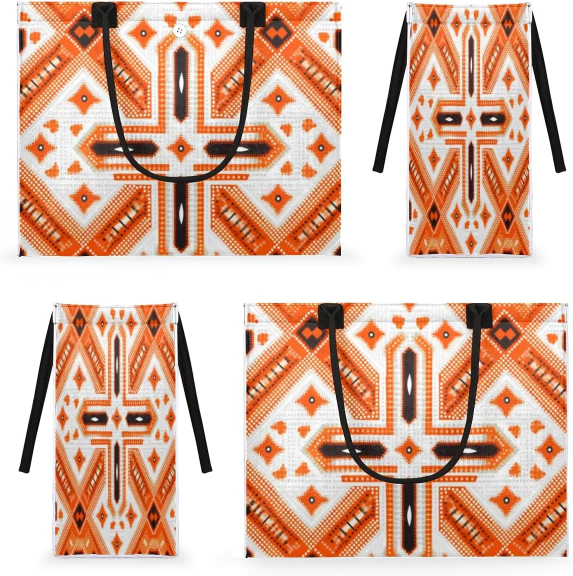 QsirBC Classic Abstractions Style Tote Bag for Women Shoulder Bags with Pockets Handbags Purses Large Totes