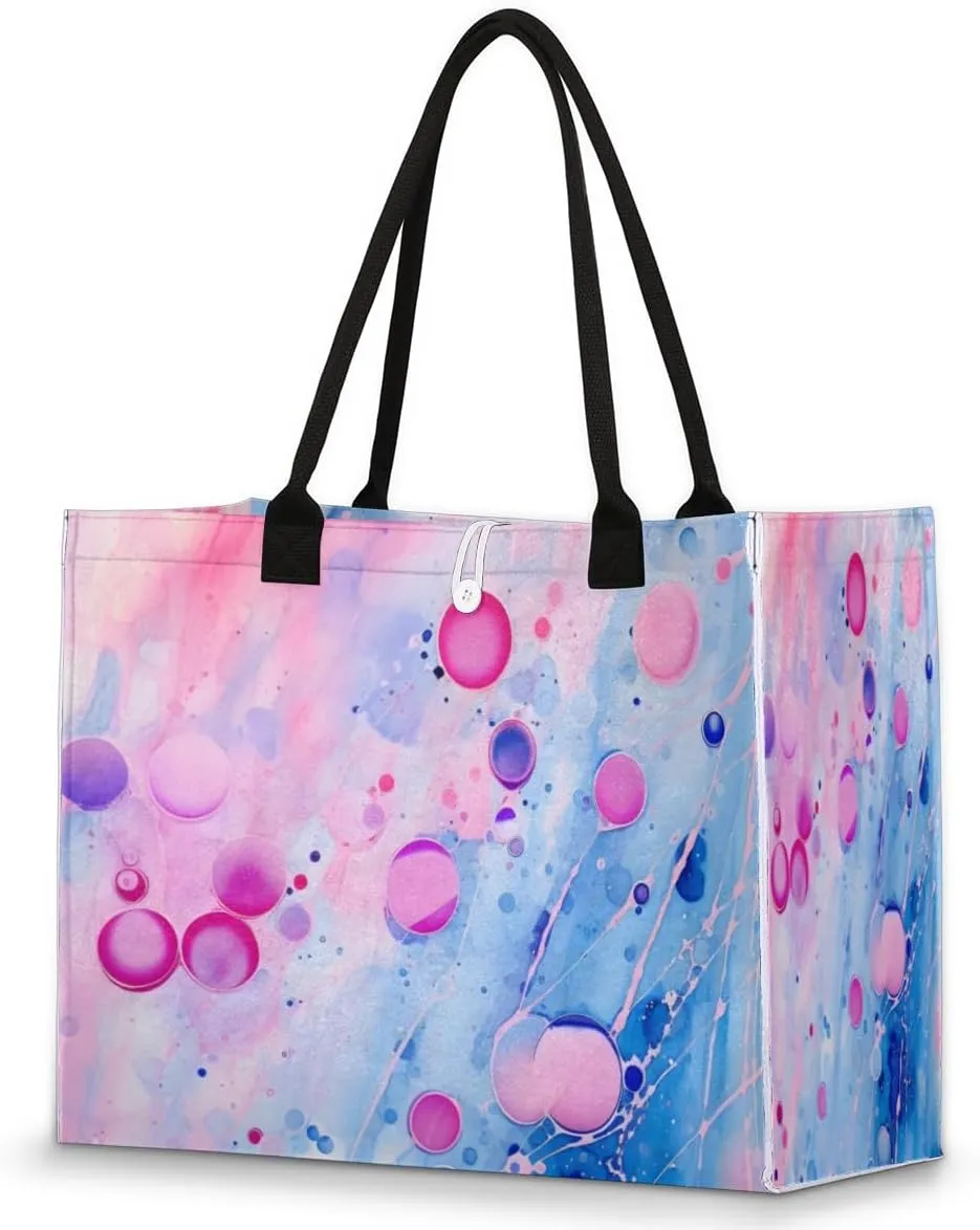QsirBC Fox Amusing Decor Tote Bag for Women Shoulder Bags with Pockets Handbags Purses Large Totes