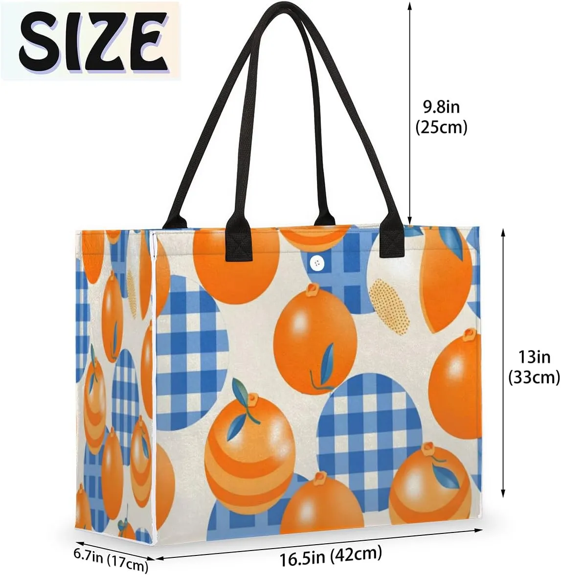 QsirBC Fox Amusing Decor Tote Bag for Women Shoulder Bags with Pockets Handbags Purses Large Totes