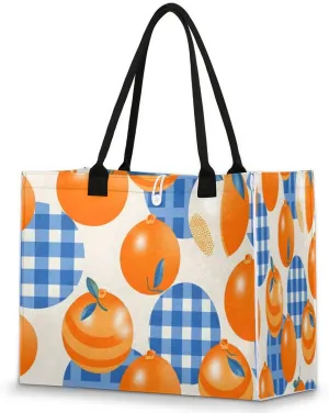 QsirBC Fox Amusing Decor Tote Bag for Women Shoulder Bags with Pockets Handbags Purses Large Totes