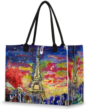QsirBC Fruits Design Pattern Tote Bag for Women Shoulder Bags with Pockets Handbags Purses Large Totes