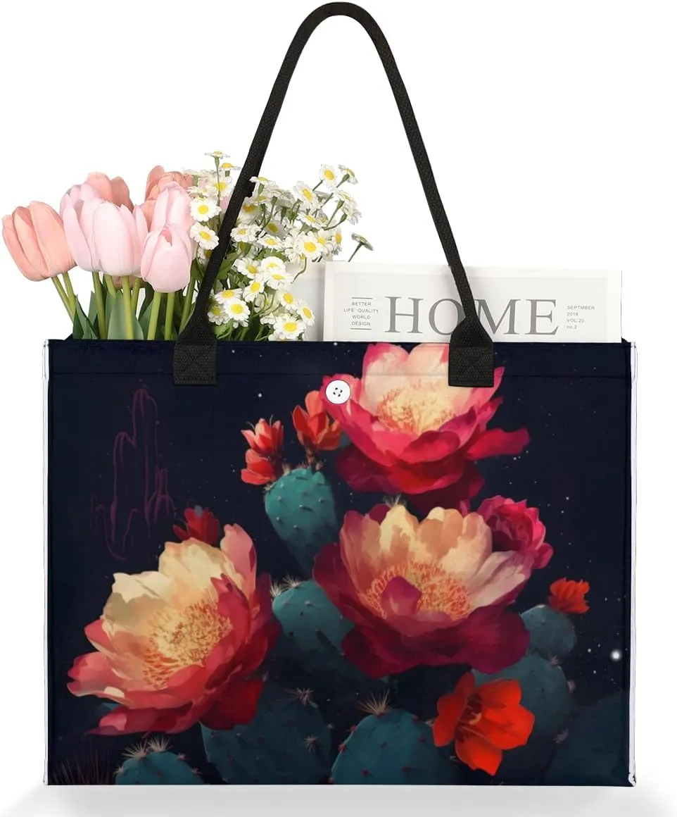 QsirBC Fun Abstractions Style Tote Bag for Women Shoulder Bags with Pockets Handbags Purses Large Totes