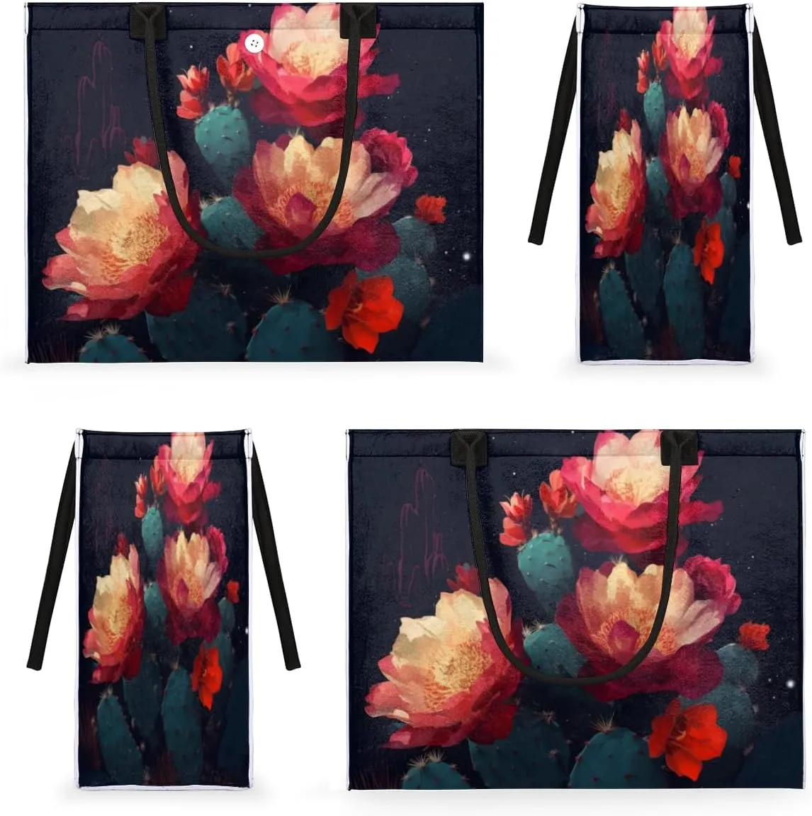 QsirBC Fun Abstractions Style Tote Bag for Women Shoulder Bags with Pockets Handbags Purses Large Totes