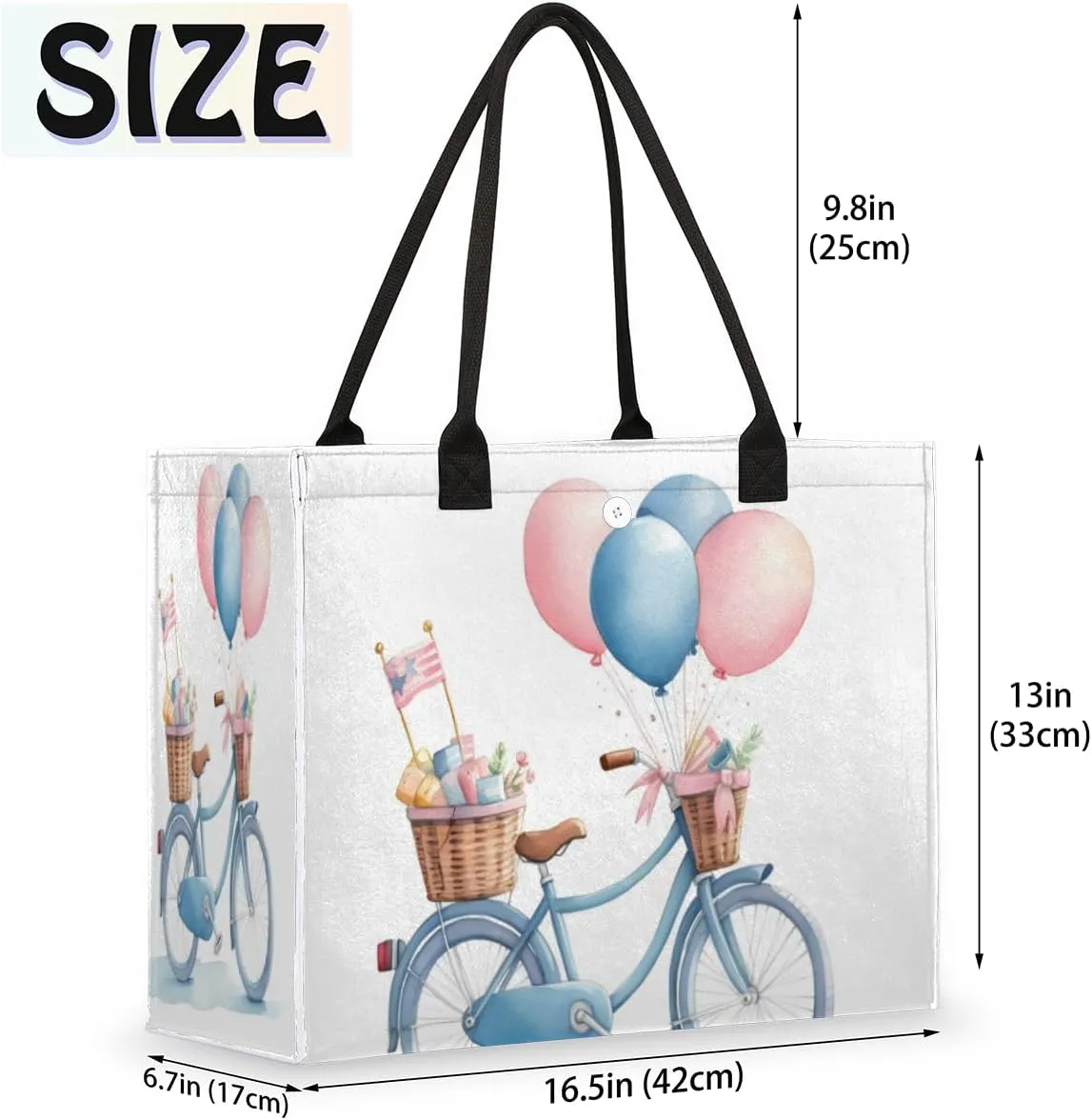 QsirBC Geometrical Design Tote Bag for Women Shoulder Bags with Pockets Handbags Purses Large Totes