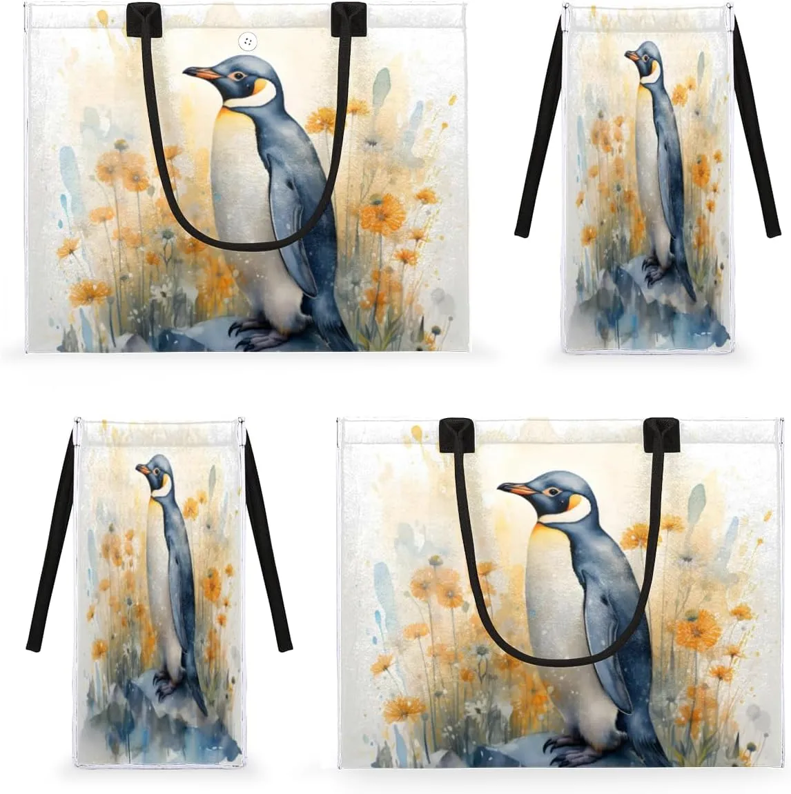 QsirBC Lemon Plant Texture Tote Bag for Women Shoulder Bags with Pockets Handbags Purses Large Totes