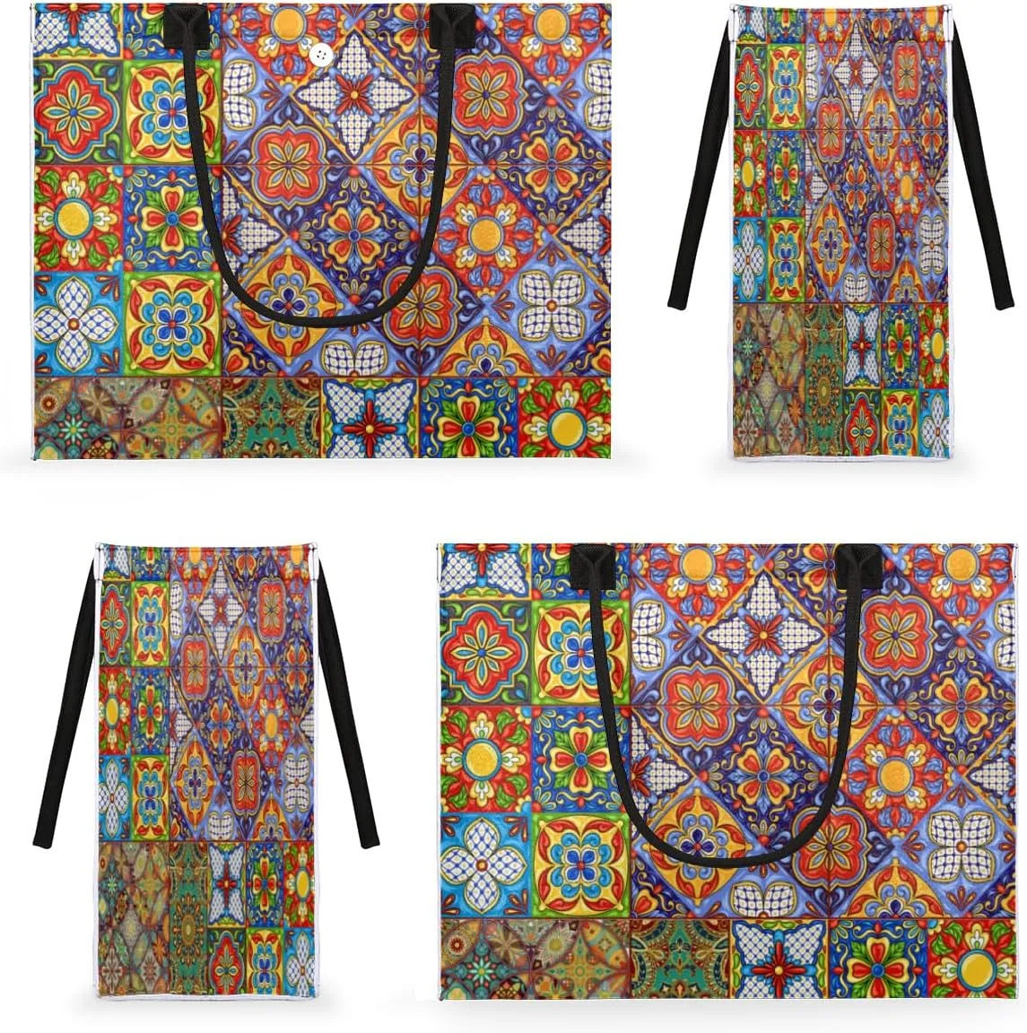QsirBC Lemon Plant Texture Tote Bag for Women Shoulder Bags with Pockets Handbags Purses Large Totes