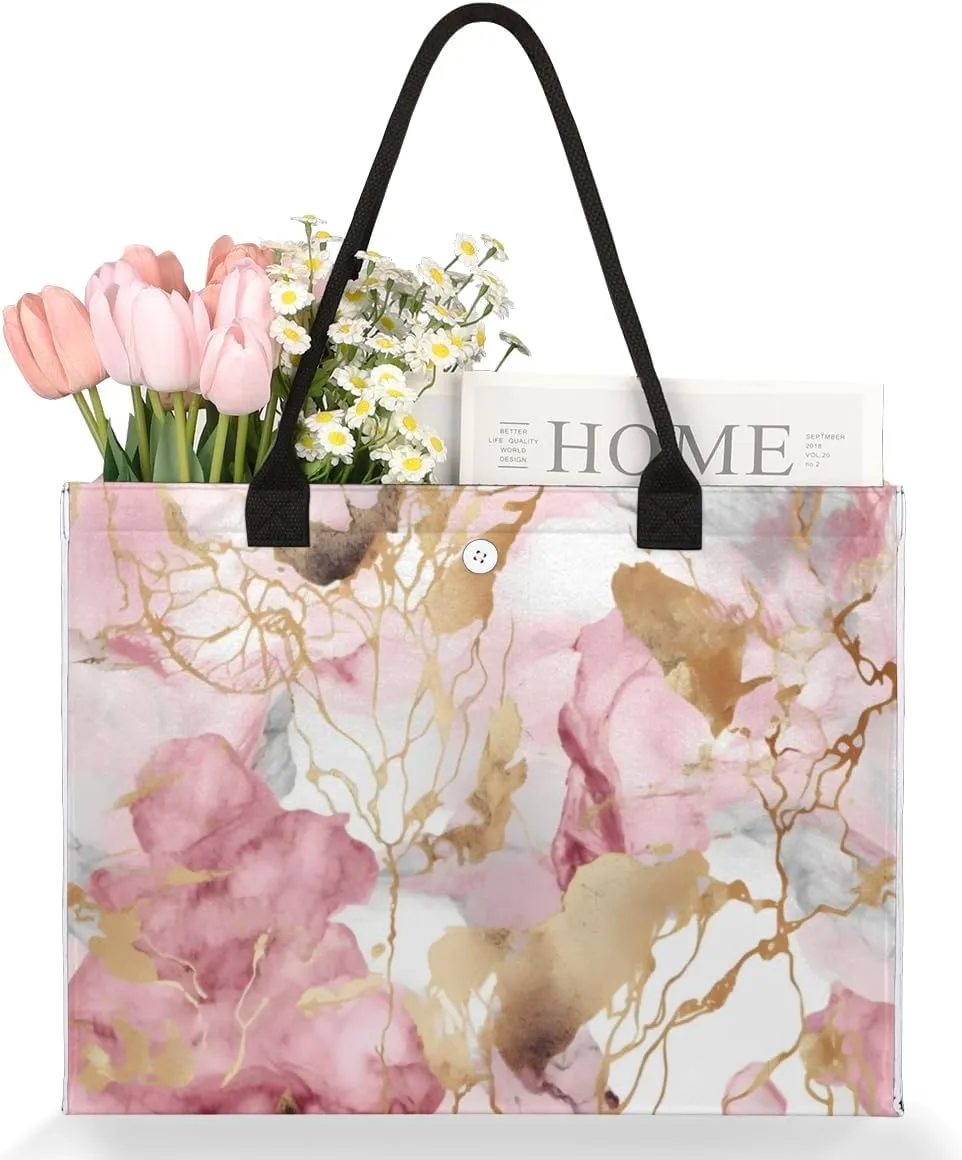 QsirBC Maple Leaf Plant Tote Bag for Women Shoulder Bags with Pockets Handbags Purses Large Totes