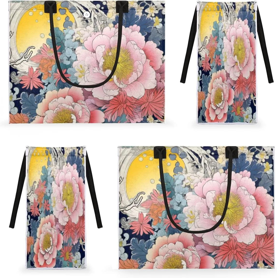 QsirBC Marbles Classic Theme Tote Bag for Women Shoulder Bags with Pockets Handbags Purses Large Totes