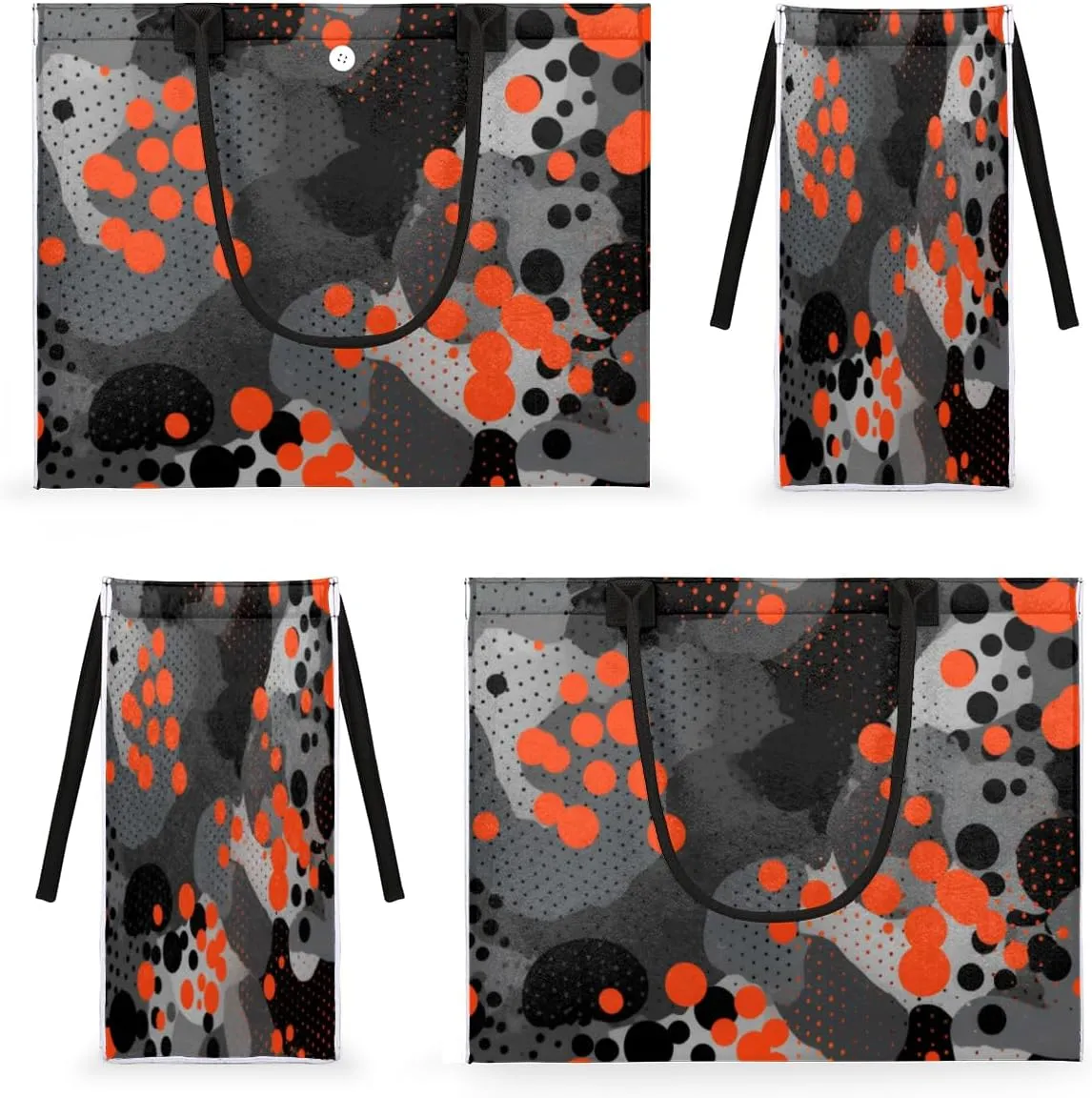 QsirBC Trees Design Decor Tote Bag for Women Shoulder Bags with Pockets Handbags Purses Large Totes