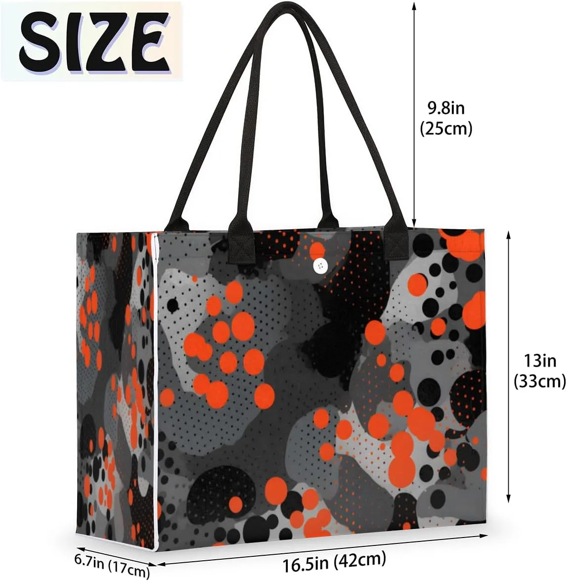QsirBC Trees Design Decor Tote Bag for Women Shoulder Bags with Pockets Handbags Purses Large Totes