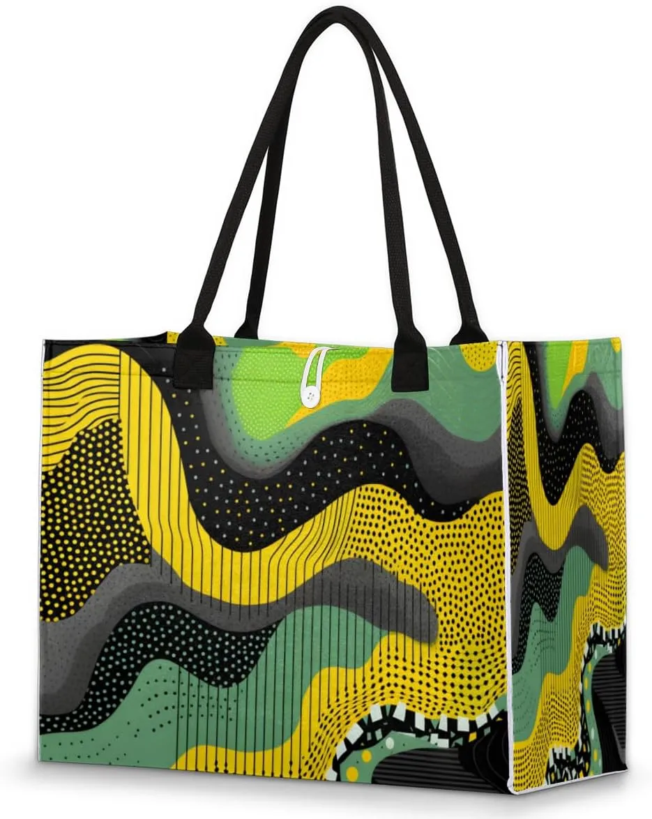 QsirBC Turtle Sea Decor Tote Bag for Women Shoulder Bags with Pockets Handbags Purses Large Totes