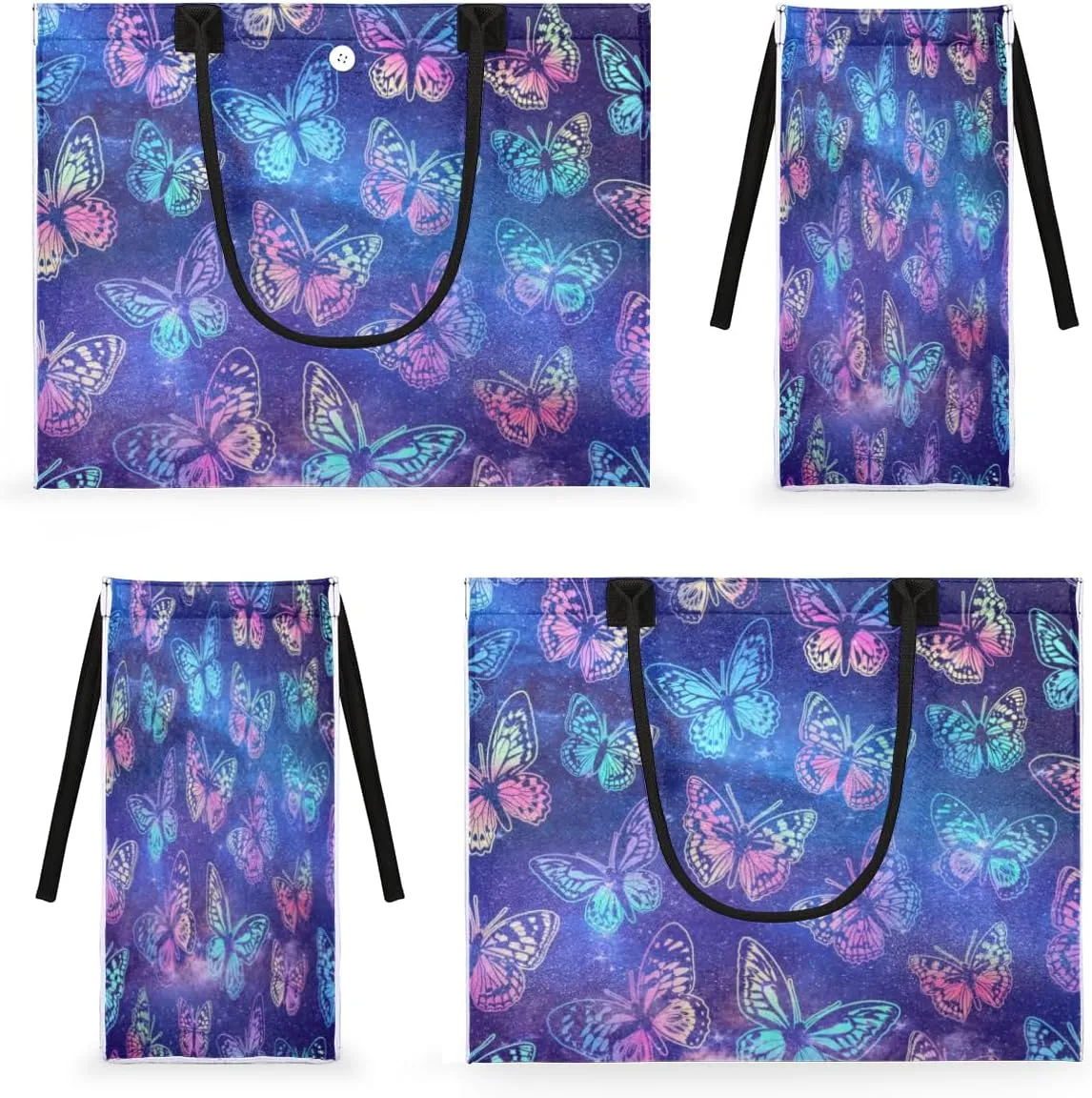 QsirBC Turtle Sea Decor Tote Bag for Women Shoulder Bags with Pockets Handbags Purses Large Totes