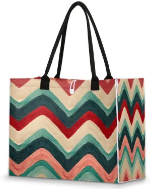 QsirBC Watermelon Plants Pattern Tote Bag for Women Shoulder Bags with Pockets Handbags Purses Large Totes