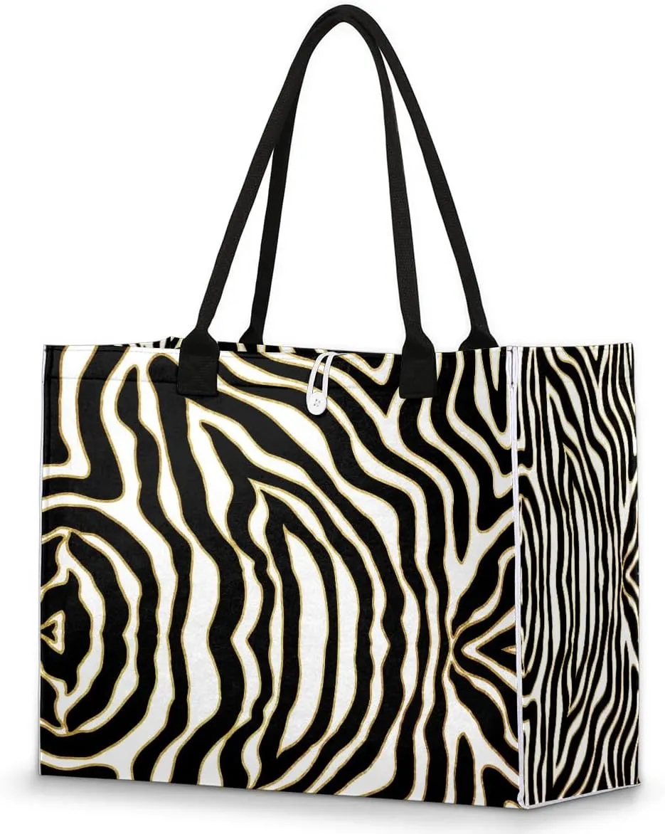 QsirBC Winter Pumpkin Theme Tote Bag for Women Shoulder Bags with Pockets Handbags Purses Large Totes