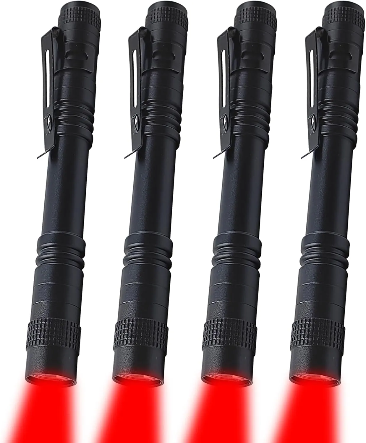 Red Light Flashlight,Single Mode Red Light Pen Light Flashlight for Astronomy, Aviation, Night Observation,4-Pack