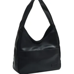 Retro Simple Bucket Bag soft PU Leather