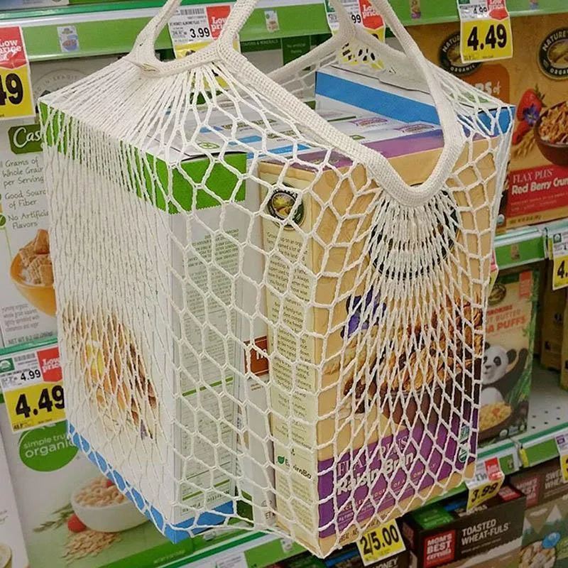 Reusable String Shopping Bag 1PC 12Colours