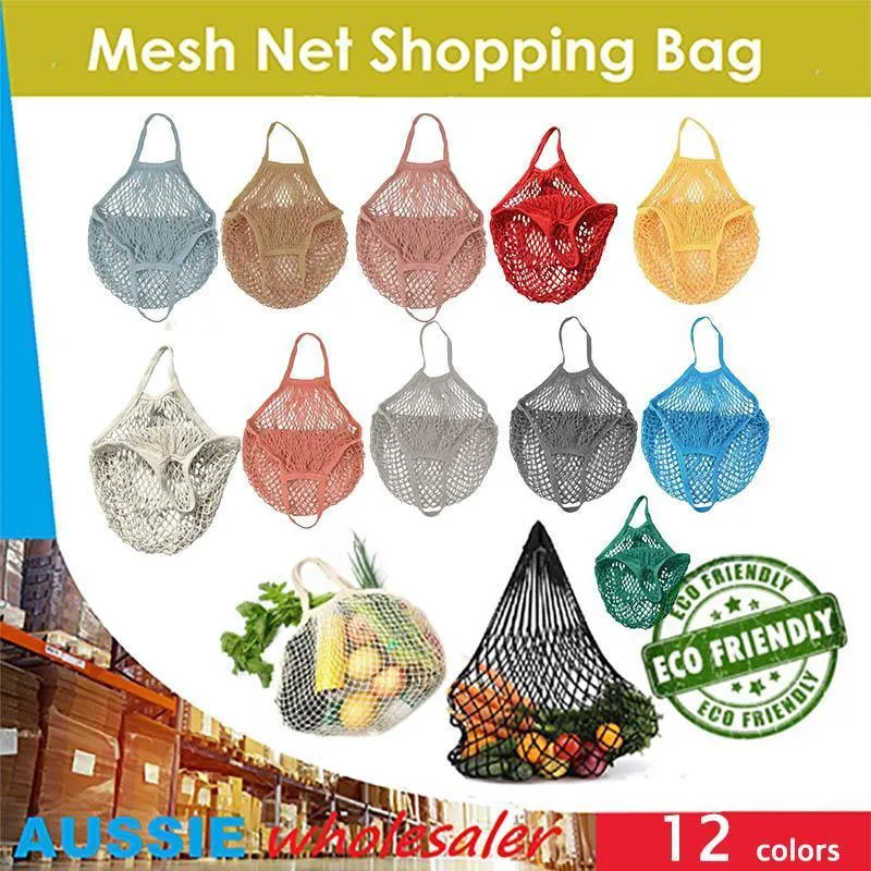 Reusable String Shopping Bag 1PC 12Colours