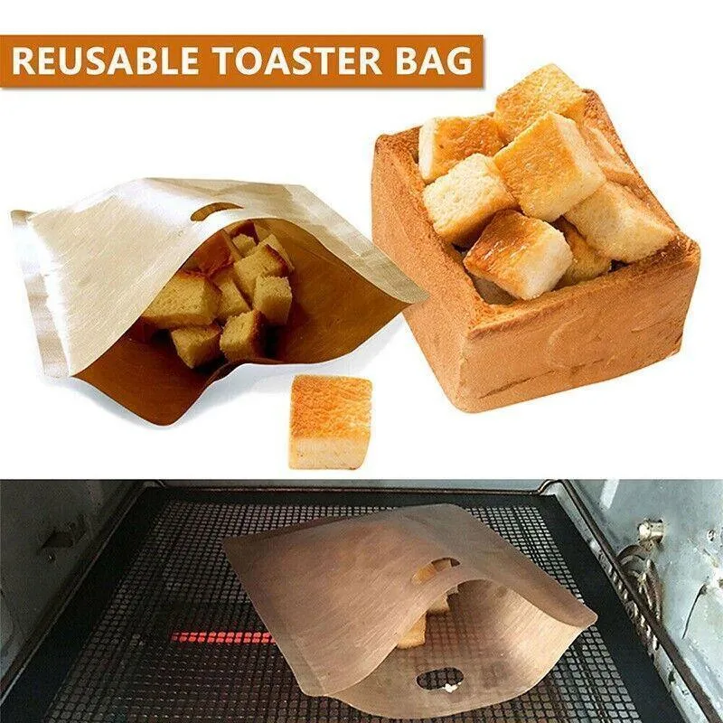 Reusable Toaster Bags 10-50PCS 16*16.5cm Gluten Free