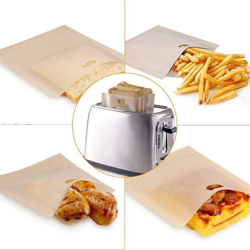 Reusable Toaster Bags 10-50PCS 16*16.5cm Gluten Free