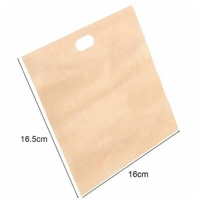 Reusable Toaster Bags 10-50PCS 16*16.5cm Gluten Free