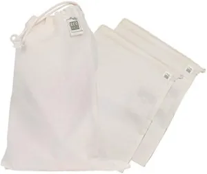 Reuseable Produce Bags, Medium - Package of 3 White