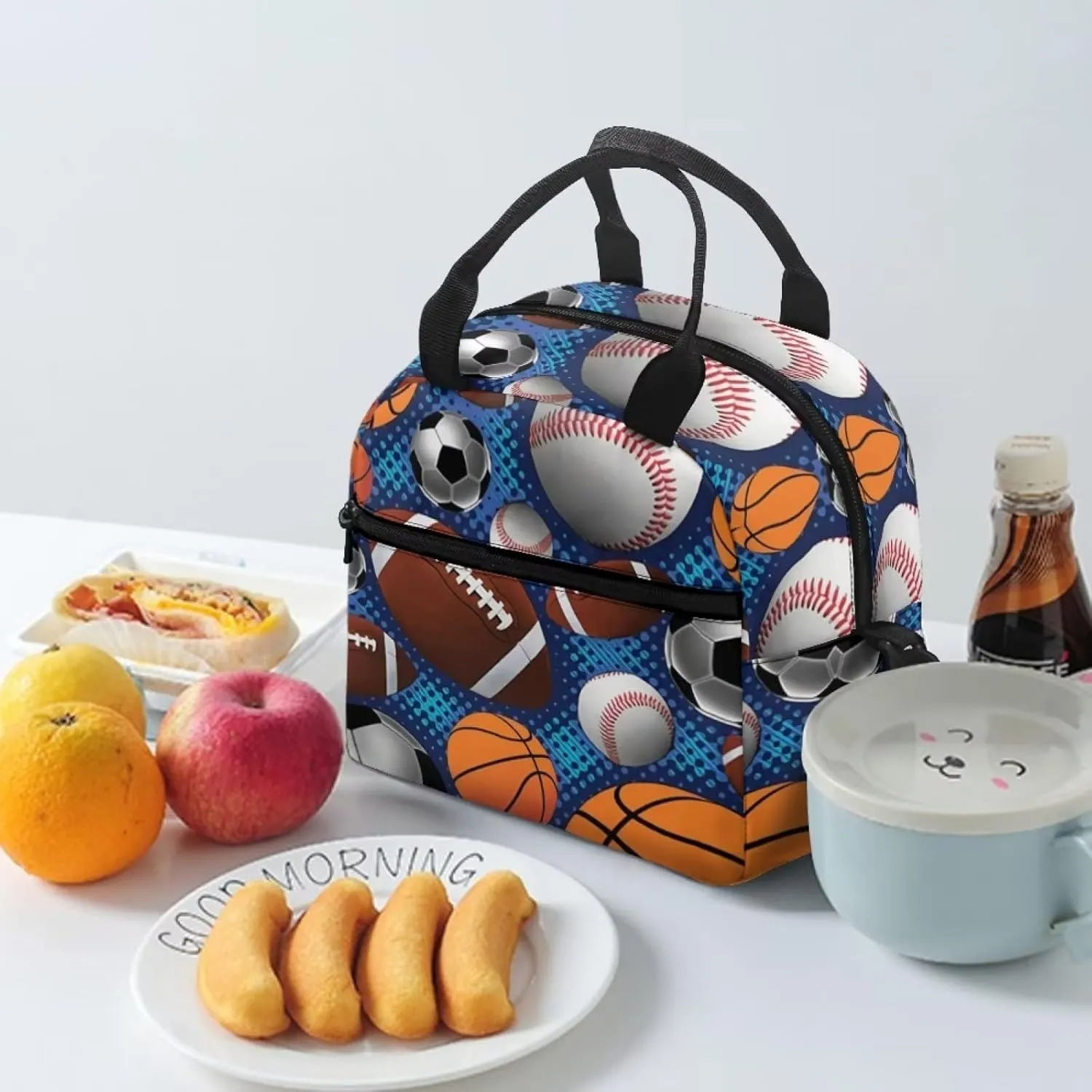 Rnyleeg Yellow School Bus Casual Daypack Girls Elementary Bookbag Satchels for Primary Girls School Bag Backpack Set with Lunch Kits Pencil Bag