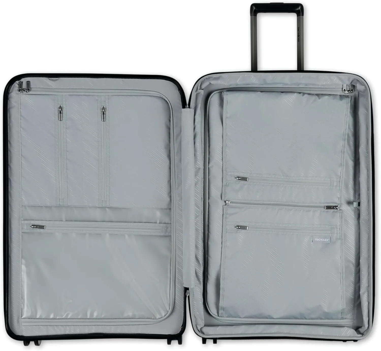 Samsonite Elevation Plus - Large Hardside Luggage - Scratch Resistant Polypropylene Shell, RightHeight™ Adjustable Handle, Integrated AirTag Holder, TSA Lock, WetPak™ Compartment - Triple Black