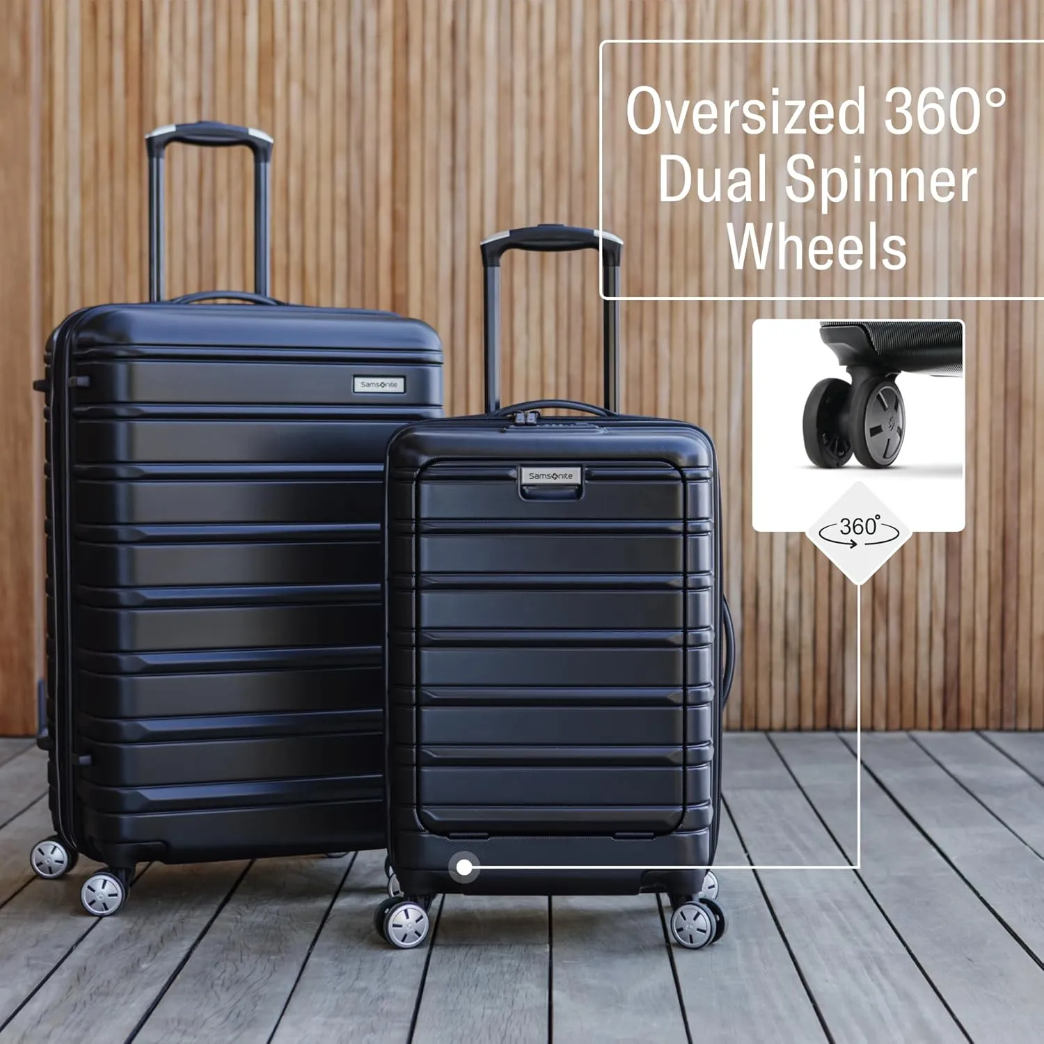Samsonite Omni 2 Carry-On Hardside Luggage with 360° Spinner Wheels - Scratch Resistant Hardshell - TSA, Airline-Approved - Expandable Polycarbonate Shell for Lightweight Travel - Lagoon Blue