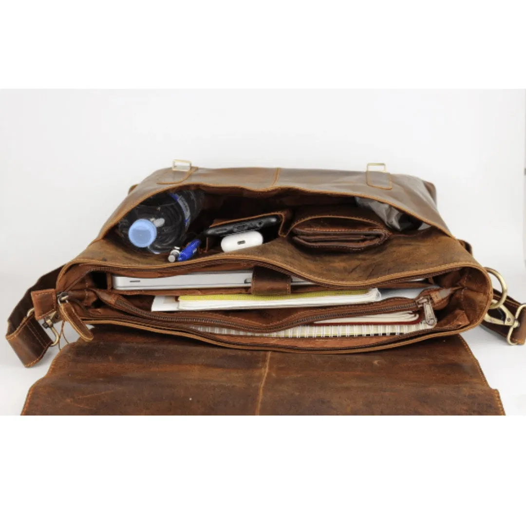 Sandal Leather 16" Laptop Bag