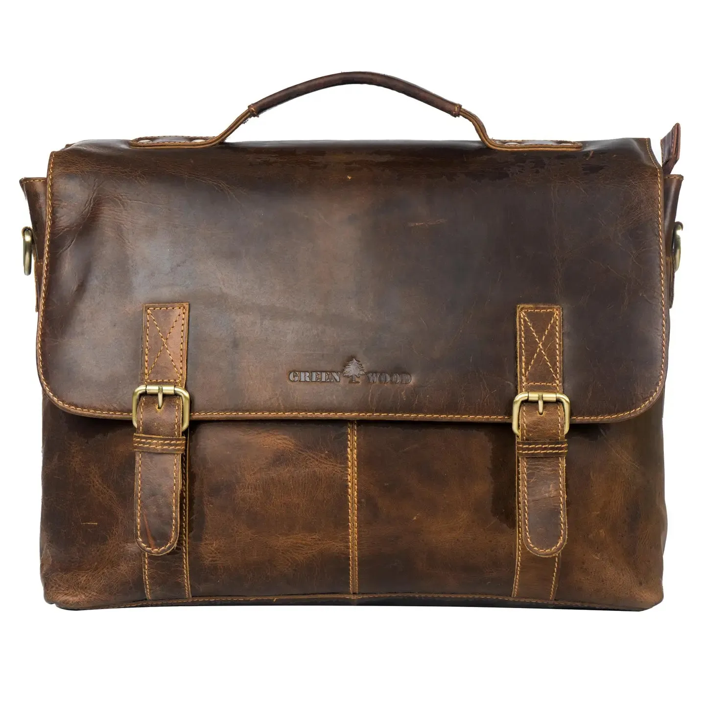 Sandal Leather 16" Laptop Bag
