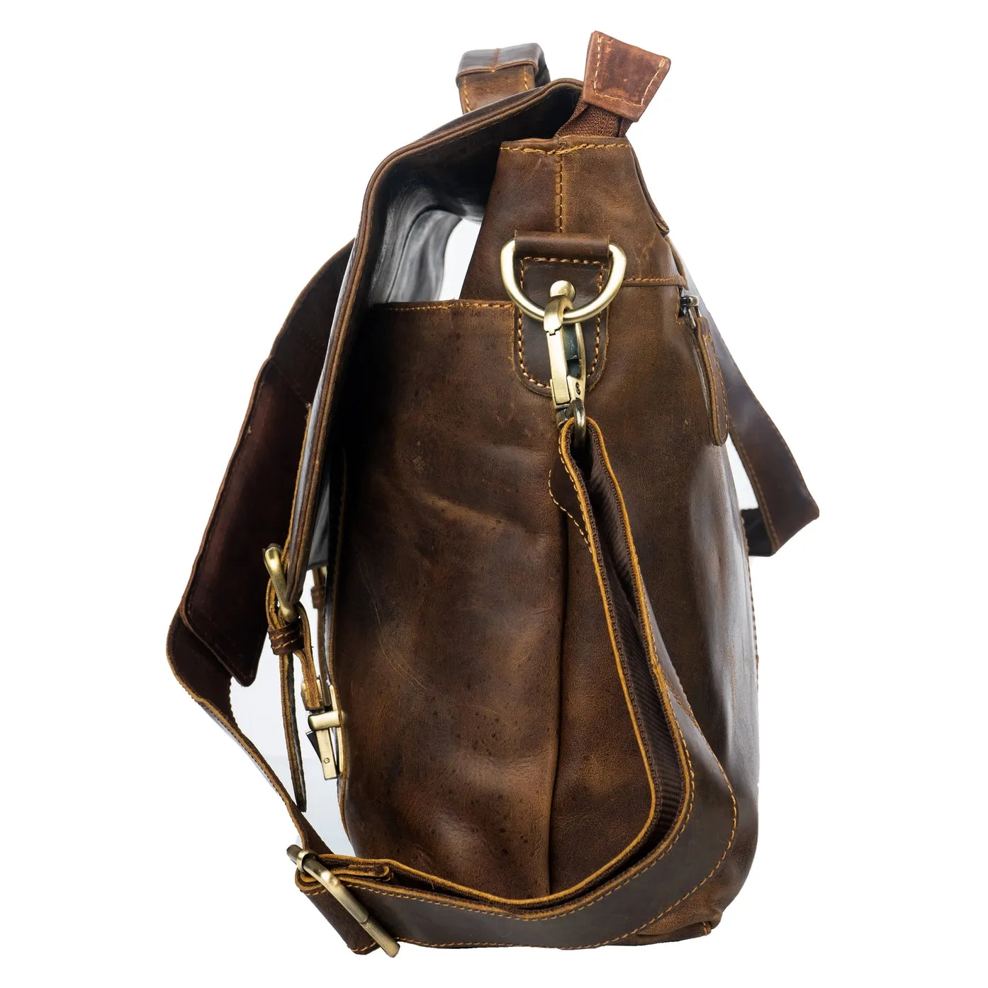 Sandal Leather 16" Laptop Bag