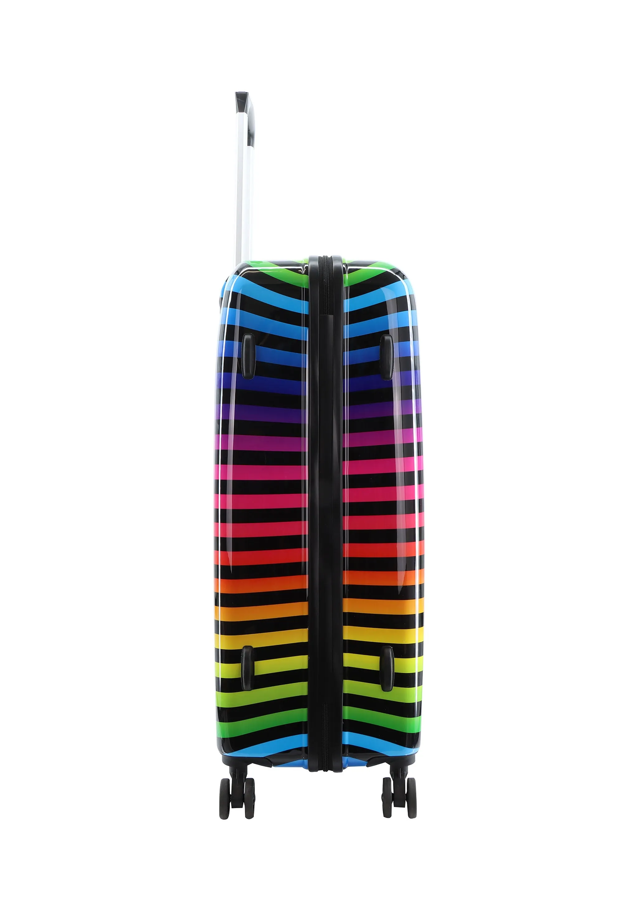 Saxoline Color Strip Hard Printed Luggage / Trolley / Suitcase