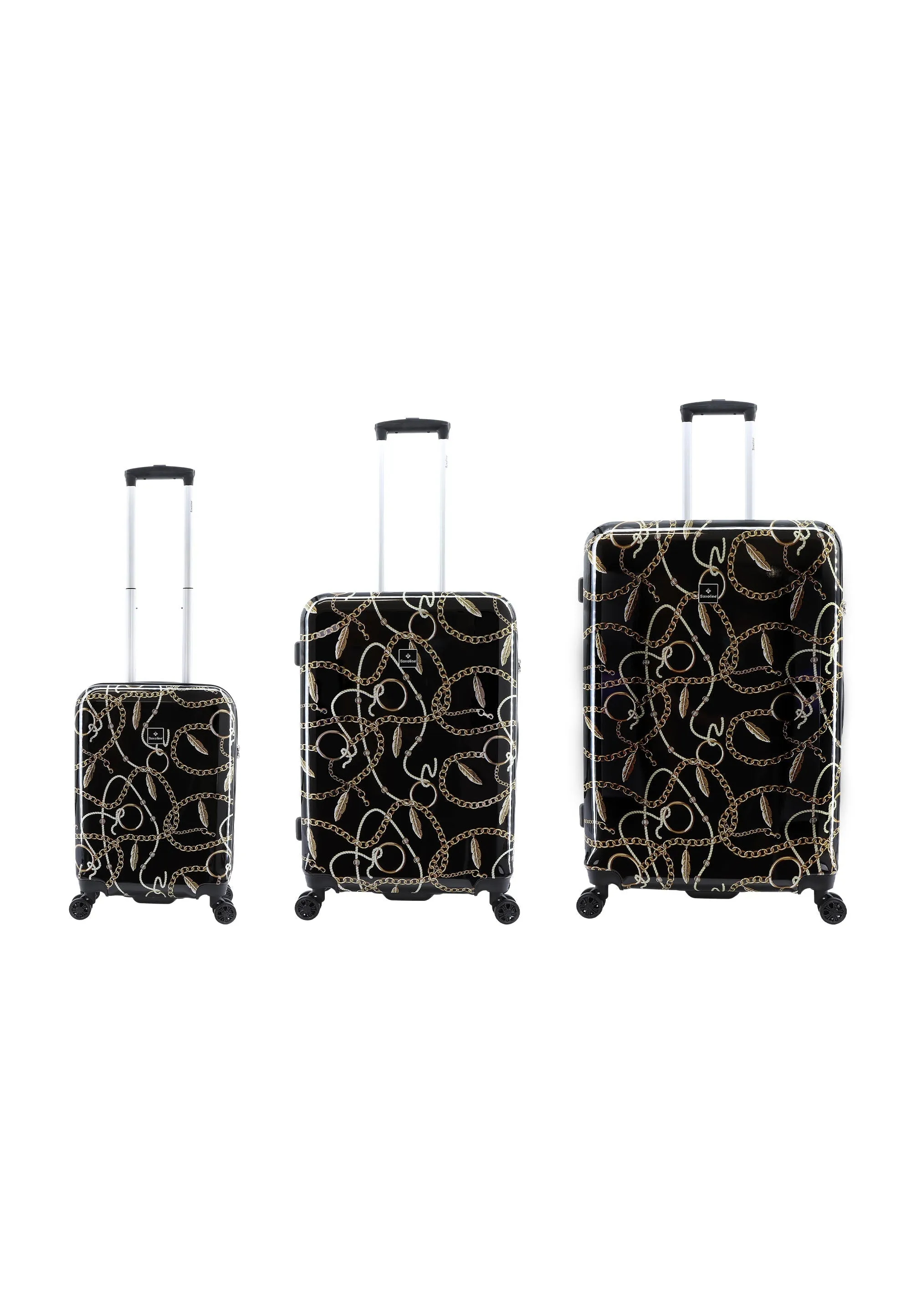 Saxoline Golden Age Hard Luggage / Trolley / Suitcase Print